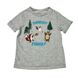 First Impressions Gray Sunday Funday Tee